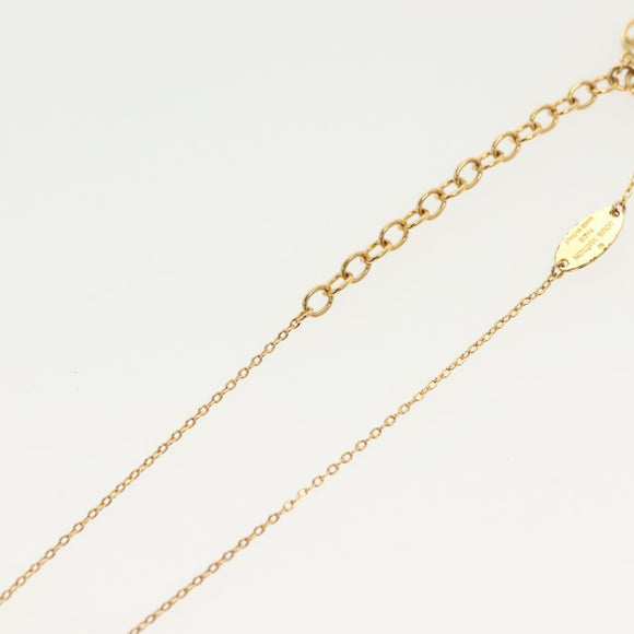 LOUIS VUITTON Nanogram Collier Precious Necklace metal Gold M00599 Auth 138911