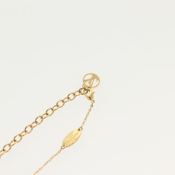 LOUIS VUITTON Nanogram Collier Precious Necklace metal Gold M00599 Auth 138911