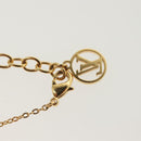 LOUIS VUITTON Nanogram Collier Precious Necklace metal Gold M00599 Auth 138911-9