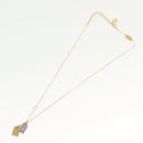 LOUIS VUITTON Nanogram Collier Precious Necklace metal Gold M00599 Auth 138911-8