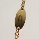LOUIS VUITTON Collier LV Tribute Necklace metal Gold M00569 LV Auth 138912-10