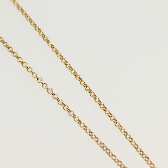 LOUIS VUITTON Collier LV Tribute Necklace metal Gold M00569 LV Auth 138912