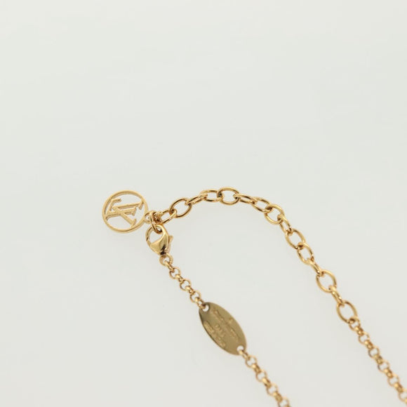 LOUIS VUITTON Collier LV Tribute Necklace metal Gold M00569 LV Auth 138912