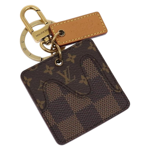 LOUIS VUITTON Damier Giant NIGO Collaboration Porte Cles MP2713 LV Auth 138913