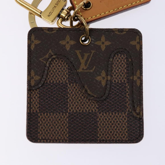 LOUIS VUITTON Damier Giant NIGO Collaboration Porte Cles MP2713 LV Auth 138913
