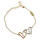 LOUIS VUITTON Brassle Heart Falling in Love Bracelet metal M00466 LV Auth 138914-1