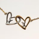 LOUIS VUITTON Brassle Heart Falling in Love Bracelet metal M00466 LV Auth 138914-7