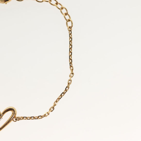 LOUIS VUITTON Brassle Heart Falling in Love Bracelet metal M00466 LV Auth 138914