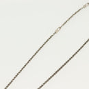 LOUIS VUITTON DJ Vocabulary Necklace metal Silver M69458 LV Auth 138915-15