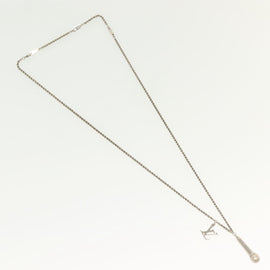 LOUIS VUITTON DJ Vocabulary Necklace metal Silver M69458 LV Auth 138915 - 0