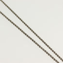 LOUIS VUITTON DJ Vocabulary Necklace metal Silver M69458 LV Auth 138915-5