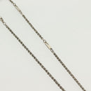 LOUIS VUITTON DJ Vocabulary Necklace metal Silver M69458 LV Auth 138915-7