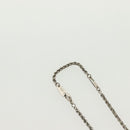 LOUIS VUITTON DJ Vocabulary Necklace metal Silver M69458 LV Auth 138915-8