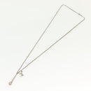 LOUIS VUITTON DJ Vocabulary Necklace metal Silver M69458 LV Auth 138915-9