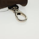 BURBERRY Golf Ball Case Nylon Brown Silver Auth 138917-7