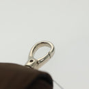 BURBERRY Golf Ball Case Nylon Brown Silver Auth 138917-8