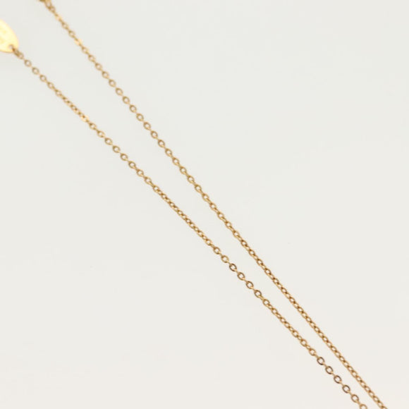 LOUIS VUITTON Nanogram Collier Precious Necklace metal Gold M63141 Auth 138918