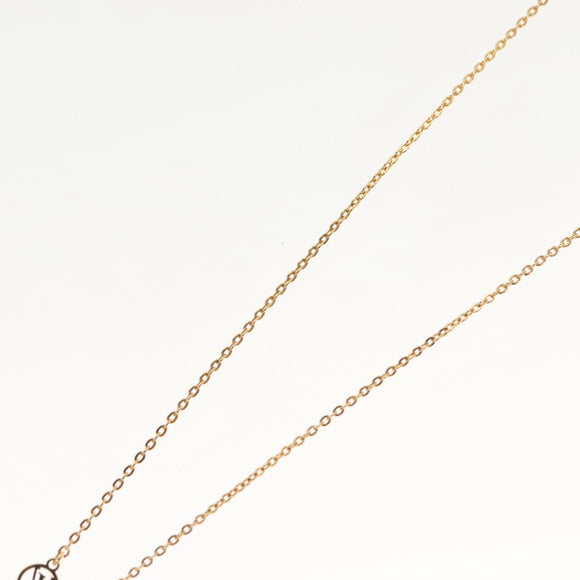 LOUIS VUITTON Nanogram Collier Precious Necklace metal Gold M63141 Auth 138918