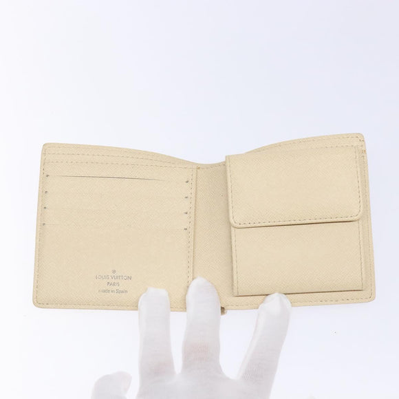 LOUIS VUITTON Damier Azur Porte Feuille Marco Bifold Wallet N60018 Auth 138920V