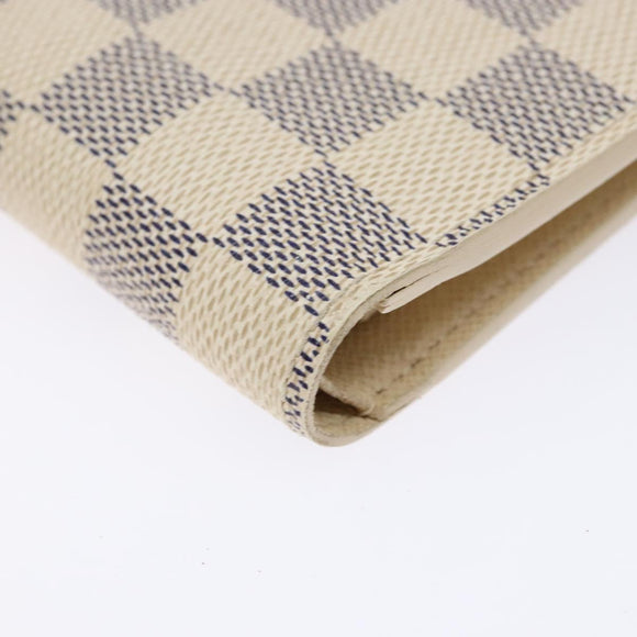 LOUIS VUITTON Damier Azur Porte Feuille Marco Bifold Wallet N60018 Auth 138920V