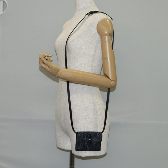 LOUIS VUITTON Pastel Colors Organizer De Poch Card Case Black M69998 Auth 138925