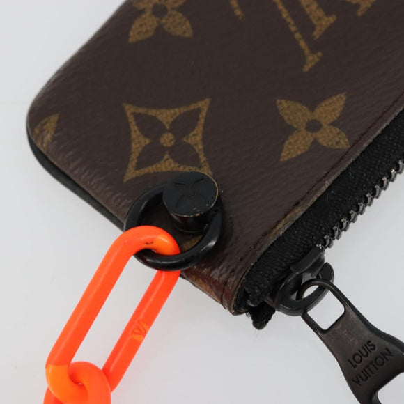 LOUIS VUITTON Monogram Solar Powered Ray Pochette Cles M44487 LV Auth 138926