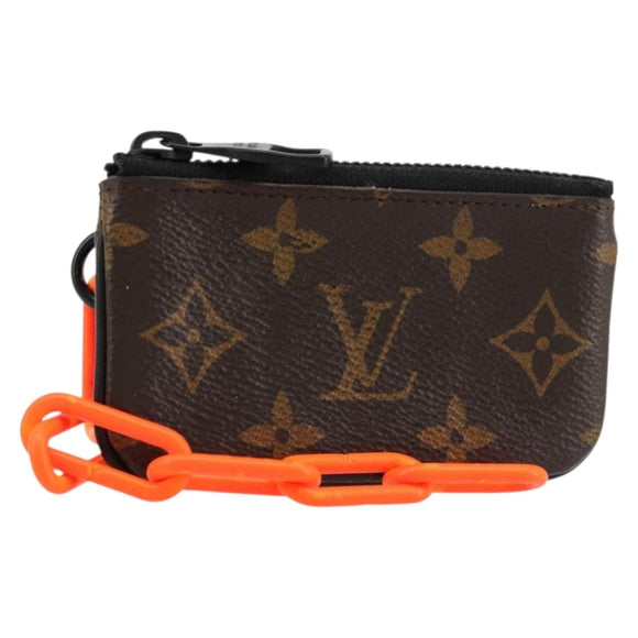 LOUIS VUITTON Monogram Solar Powered Ray Pochette Cles M44487 LV Auth 138926