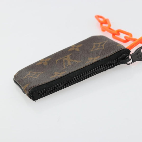 LOUIS VUITTON Monogram Solar Powered Ray Pochette Cles M44487 LV Auth 138926