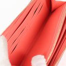 LOUIS VUITTON Sweet Monogram Zippy Wallet Long Wallet Orange M90124 Auth 138929V-19