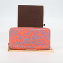 LOUIS VUITTON Sweet Monogram Zippy Wallet Long Wallet Orange M90124 Auth 138929V-12