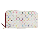 LOUIS VUITTON Multicolor PortefeuilleInsolite Wallet White M93750 Auth 138930V-1