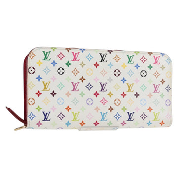 LOUIS VUITTON Multicolor PortefeuilleInsolite Wallet White M93750 Auth 138930V