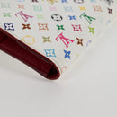 LOUIS VUITTON Multicolor PortefeuilleInsolite Wallet White M93750 Auth 138930V-15