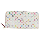 LOUIS VUITTON Multicolor PortefeuilleInsolite Wallet White M93750 Auth 138930V-13