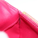 LOUIS VUITTON Multicolor PortefeuilleInsolite Wallet White M93750 Auth 138930V-11