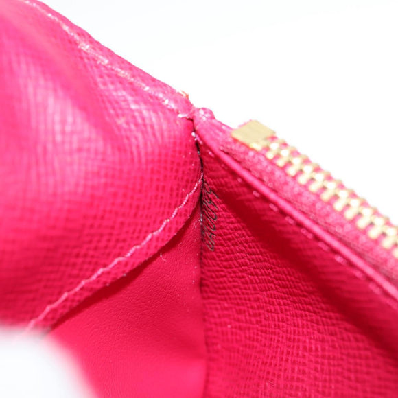 LOUIS VUITTON Multicolor PortefeuilleInsolite Wallet White M93750 Auth 138930V