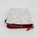 LOUIS VUITTON Multicolor PortefeuilleInsolite Wallet White M93750 Auth 138930V-3