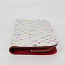 LOUIS VUITTON Multicolor PortefeuilleInsolite Wallet White M93750 Auth 138930V-4