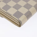 LOUIS VUITTON Damier Azur Portefeuille Sarah Long Wallet N63208 LV Auth 138932-16