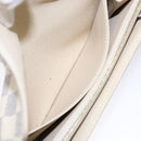 LOUIS VUITTON Damier Azur Portefeuille Sarah Long Wallet N63208 LV Auth 138932-20