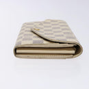 LOUIS VUITTON Damier Azur Portefeuille Sarah Long Wallet N63208 LV Auth 138932-3
