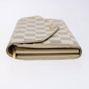 LOUIS VUITTON Damier Azur Portefeuille Sarah Long Wallet N63208 LV Auth 138932-4