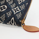 LOUIS VUITTON Monogram Jaguar Zippy Wallet Wallet Blue M80212 LV Auth 138933M-17
