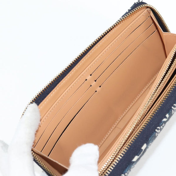 LOUIS VUITTON Monogram Jaguar Zippy Wallet Wallet Blue M80212 LV Auth 138933M