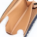 LOUIS VUITTON Monogram Jaguar Zippy Wallet Wallet Blue M80212 LV Auth 138933M-17