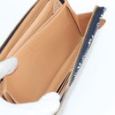 LOUIS VUITTON Monogram Jaguar Zippy Wallet Wallet Blue M80212 LV Auth 138933M-20