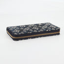 LOUIS VUITTON Monogram Jaguar Zippy Wallet Wallet Blue M80212 LV Auth 138933M-5