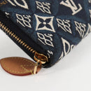 LOUIS VUITTON Monogram Jaguar Zippy Wallet Wallet Blue M80212 LV Auth 138933M-14