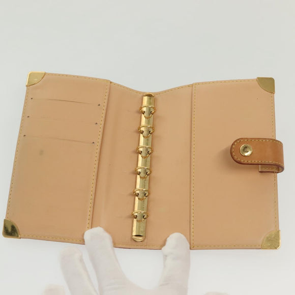 LOUIS VUITTON Multicolor Agenda PM Day Planner Cover White R21074 Auth 138936