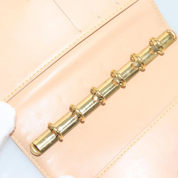 LOUIS VUITTON Multicolor Agenda PM Day Planner Cover White R21074 Auth 138936
